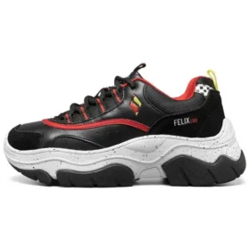 Adidași Amp”D x Felix Sneakers Negru/Roșu