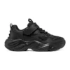 Adidași casual chunky „Black”