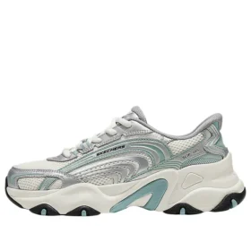 Adidași chunky „Alb Argintiu Verde”