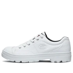 Adidași Roadies din pânză, cu talpă joasă, albi