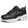 Adidași Sneakers Negru/Alb/Roșu