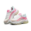 Ampp”D Low-Top Alb/Albastru/Roz