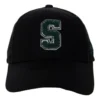 Șapcă de baseball cu broderie literă S „Negru-verde”