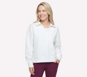 Bluză cu guler și mâneci lungi Downtown Cozy Fit
