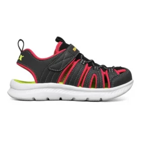 C-Flex Sandale „Negru Roșu Galben”