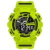 Ceas digital verde neon