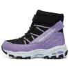 Cizme confortabilă de iarnă „Black Purple”