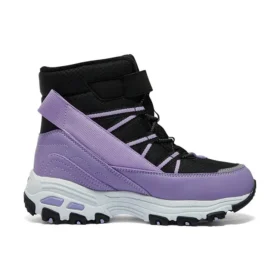 Cizme confortabilă de iarnă „Black Purple”