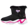 Cizme de iarnă confortabile „Black Pink”