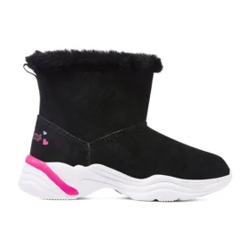 Cizme de iarnă confortabile „Black Pink”