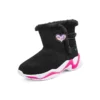 Cizme de iarnă confortabile „Black Pink”