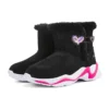 Cizme de iarnă confortabile „Black Pink”