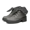 Cizme Teen Spirit Knit Buzz „Black Charcoal”