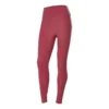 Colanți de fitness strâmți din tricot cu imprimeu cu litere „Burgundy”