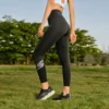 Colanți strâmți de fitness „Negru Gri”