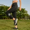 Colanți strâmți de fitness „Negru Gri”