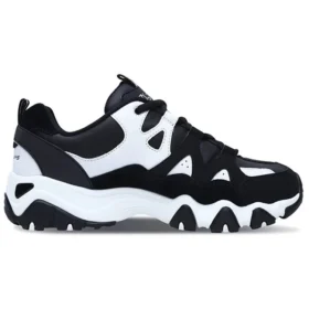 D’ Lites Încălțăminte Low-Top Daddy Negru/Alb