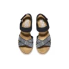 Desert Kiss Cross Strap Casual Sandale „Brown Black”