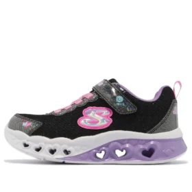 Flutter Heart Lights „Negru, violet, roz”