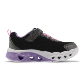 Flutter Heart Lights „Negru, violet, roz”