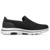 Go Walk 5 Slip On „Black White”