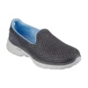 Go Walk 6 Low Loafer Gri/Albastru