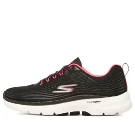 Go Walk 6 „Stunning Glow – Negru/Roz aprins”