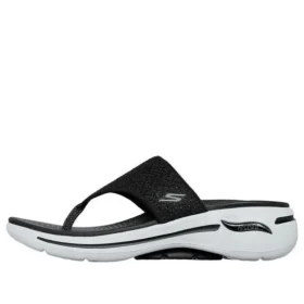 Go Walk Arch Fit Sandale „Black White”