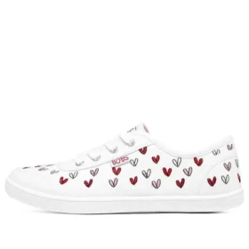 Goldcrown x Skechers Bobs B Cool Low-Top Sneakers Alb/Roșu