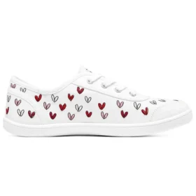 Goldcrown x Skechers Bobs B Cool Low-Top Sneakers Alb/Roșu