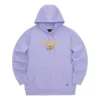 Hanorac casual colorat cu imprimeu literar „Purple Yellow”