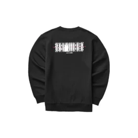 Hanorac casual colorat din seria Graphic Crew „Black White”