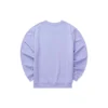 Hanorac casual cu guler rotund din seria Letter, unisex „Purple”