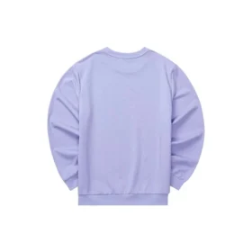 Hanorac casual cu guler rotund din seria Letter, unisex „Purple”
