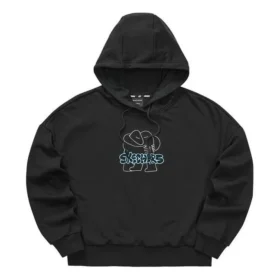 Hanorac casual cu imprimeu „Black”