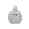 Hanorac cu glugă căptușit cu fleece, cu imprimeu de desene animate „Roșu Gri Bleumarin”