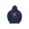 Hanorac cu glugă căptușit cu fleece, cu imprimeu de desene animate „Roșu Gri Bleumarin”