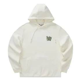 Hanorac cu glugă și imprimeu „White Green”