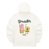 Hanorac cu glugă Skechers x SpongeBob SquarePants „Alb”