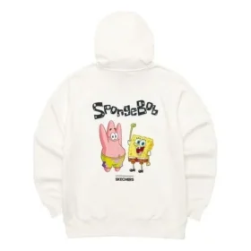Hanorac cu glugă Skechers x SpongeBob SquarePants „Alb”