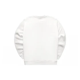 Hanorac cu guler rotund și logo din fleece „White Red Blue”