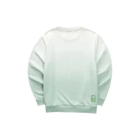 Hanorac cu litere în degrade „Green White”