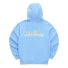 Hanorac cu logo imprimat „Blue Pink Black White”