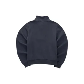 Hanorac sport casual din tricot larg „Negru”