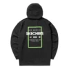Hanorace cu imprimeu „Black White Green”