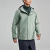 Jachetă 3-în-1 cu fermoar, culoare solidă „Teal”