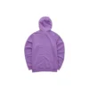 Jachetă casual colorată cu glugă și fermoar „Violet Alb”