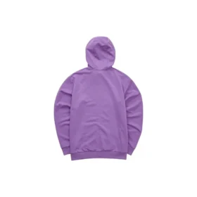 Jachetă casual colorată cu glugă și fermoar „Violet Alb”