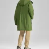 Jachetă casual cu glugă 2-în-1 „Verde-Portocaliu”