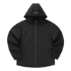 Jachetă casual cu glugă „Black White Olive Green”